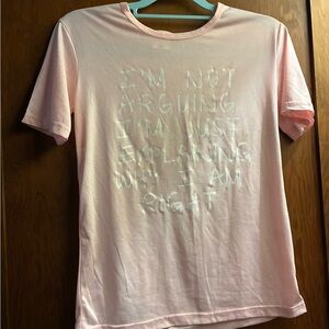 Pink Graphic Tee Size Small Like New